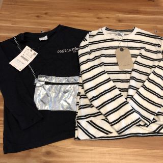 ザラキッズ(ZARA KIDS)のZARA キッズ　長袖カットソー　2点セット(Tシャツ/カットソー)