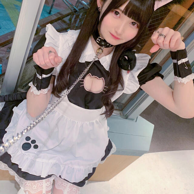 コスプレ　猫　メイド　猫メイド　黒　ハロウィン エンタメ/ホビーのコスプレ(衣装)の商品写真