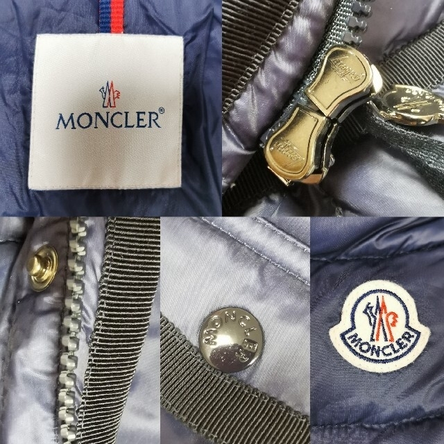 MONCLER(モンクレール)のモンクレール エルミファー HERMIFUR ダークネイビー ブラック サイズ レディースのジャケット/アウター(ダウンコート)の商品写真