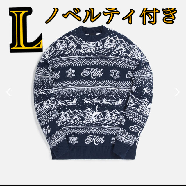 未使用新品　即日発送可能　KITH KITHMAS SWEATER キスセータータペストリー