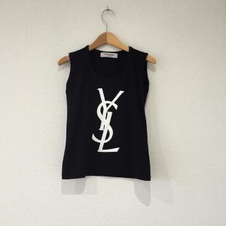 Yves Saint Laurent　イヴサンローラン　ロゴタンクトップ