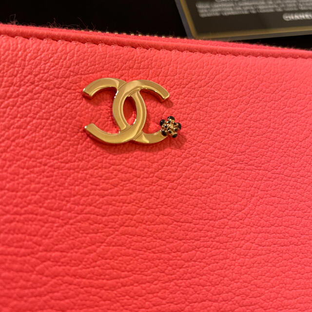 CHANEL 長財布　ピンク