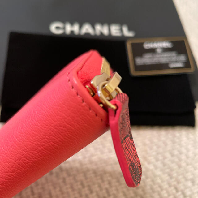 CHANEL 長財布　ピンク