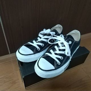 コンバース(CONVERSE)のコンバース  オールスター  ブラック  23.0(スニーカー)