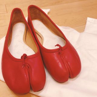 マルタンマルジェラ(Maison Martin Margiela)の最終値下【Maison Margiela】tabi 足袋バレエ 39(バレエシューズ)