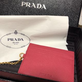 プラダ(PRADA)の値下げ！！！PRADA 定期入れ 名刺入れ(名刺入れ/定期入れ)