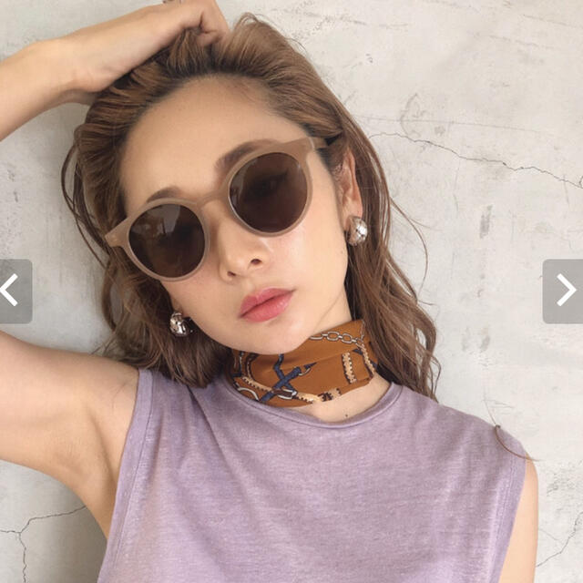 Ameri VINTAGE(アメリヴィンテージ)のKLEAR  ROUND COLOR SUNGLASSES レディースのファッション小物(サングラス/メガネ)の商品写真