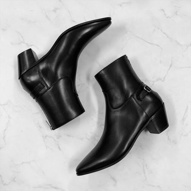 CELINE 19ss 60mm heel バックジップブーツブーツ