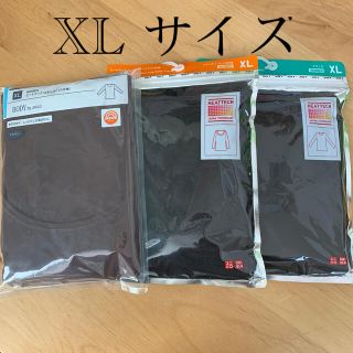 ユニクロ(UNIQLO)のユニクロ　ヒートテックインナー　XL 3枚セット(アンダーシャツ/防寒インナー)