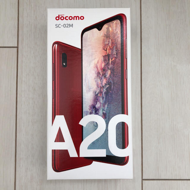 Galaxy A20 レッド 32 GB docomo