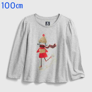 ベビーギャップ(babyGAP)の『新品』babyGap 女の子向 長袖Tシャツ 100㎝(Tシャツ/カットソー)