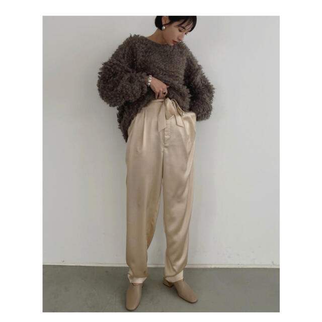 CLANE クラネ MOHAIR LOOP BULKY KNIT モヘアニット-www.pradafarma.com