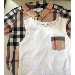 バーバリー(BURBERRY)の(Burberry )タンクトップと半袖シャツ(Tシャツ/カットソー)