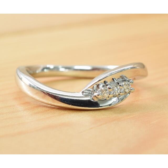 4℃(ヨンドシー)のK18WG ダイヤモンドリング ４℃ レディースのアクセサリー(リング(指輪))の商品写真