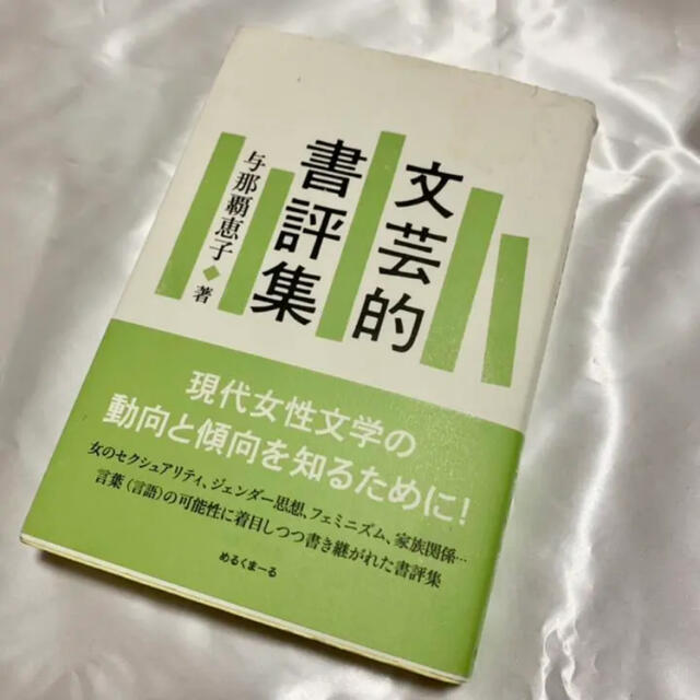 文芸的書評集 与那覇恵子 めるくまーる 女性文学史 エンタメ/ホビーの本(文学/小説)の商品写真