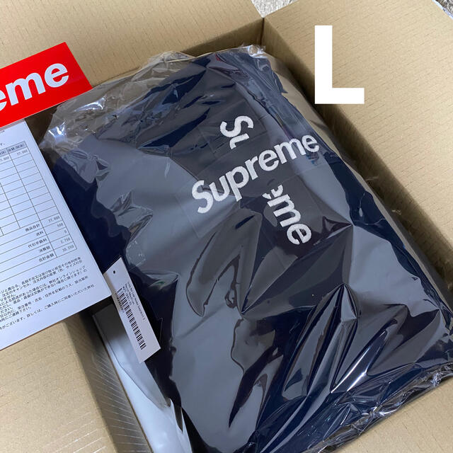 【L】Supreme Cross Box Logo Hooded Sweat