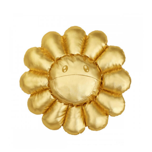 Flower Cushion / Gold 60cm