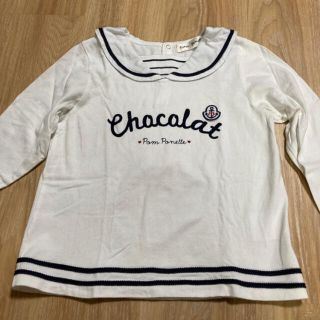 ポンポネット(pom ponette)のpom ponetto   セーラー襟のロンT    130(Tシャツ/カットソー)