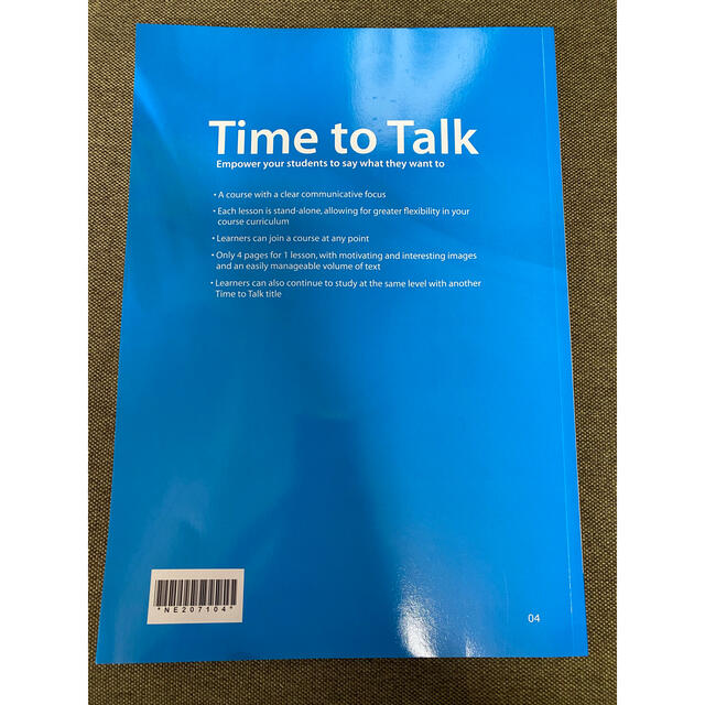 英会話テキスト☆Time to Talk intermediate blue  エンタメ/ホビーの本(語学/参考書)の商品写真