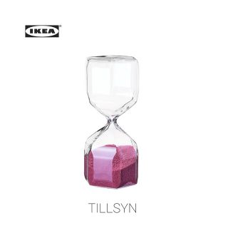 イケア(IKEA)のIKEA イケア  TILLSYN ティルスィン 砂時計 ピンク(置物)