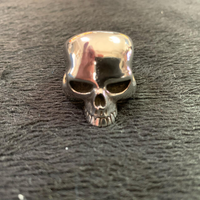 CRAZY PIG(クレイジーピッグ)のCRAZY PIG クレイジーピッグ LARGE EVIL SKULL RING メンズのアクセサリー(リング(指輪))の商品写真