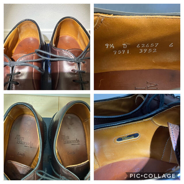 Allen Edmonds(アレンエドモンズ)のアレンエドモンズ　 コードバン  27cm  バーガンディ　革靴 メンズの靴/シューズ(ドレス/ビジネス)の商品写真