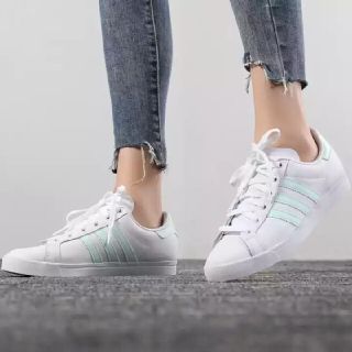 アディダス(adidas)の最値定価9889円!新品!アディダス コーストスター レザースニーカー 24.5(スニーカー)