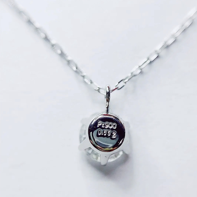 ★0.552ct★✨中宝G,VS-1,Good一粒ダイヤモンドプラチナネックレスの通販 by dpジュエリー★年末大セール中✨|ラクマ 超特価新作