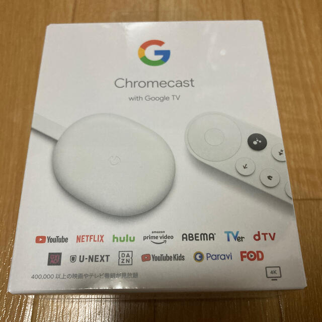 CHROME(クローム)の新品 Chromecast with Google TV  GA01919-JP スマホ/家電/カメラのテレビ/映像機器(映像用ケーブル)の商品写真