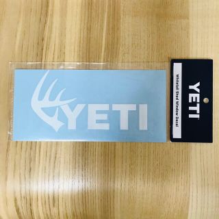 スノーピーク(Snow Peak)のYETI STICKER (WINDOW DECALS) WS ホワイト1枚(その他)