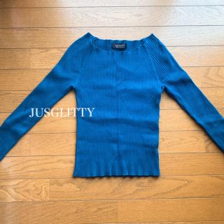 ジャスグリッティー(JUSGLITTY)のジャスグリッティーリブニット(ニット/セーター)