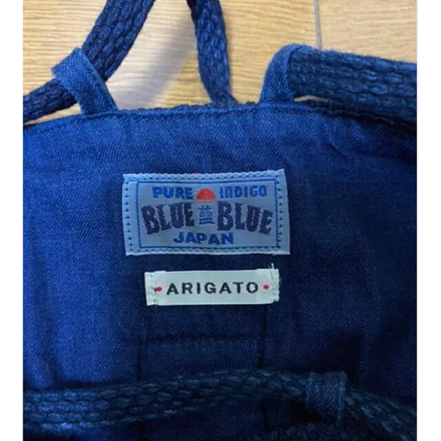 BLUE BLUE(ブルーブルー)のokraku インディゴバッグ メンズのバッグ(その他)の商品写真