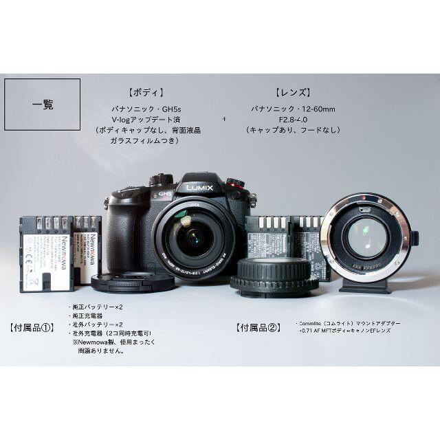 【特別セール品】 Panasonic レンズセット(プラスおまけ◎) GH5S パナソニック - ミラーレス一眼