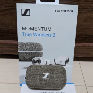 ゼンハイザー(SENNHEISER)の【美品】MOMENTUM True Wireless 2 白(ヘッドフォン/イヤフォン)