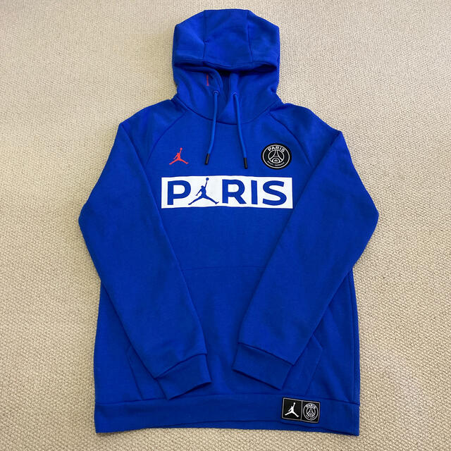 PSG jordan パーカー 青