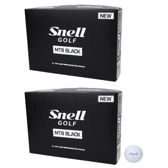 新品アメリカモデル】Snell Golf MTB BLACK （白）2箱 oni.gov.ge