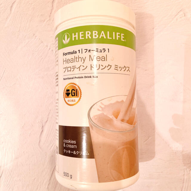 ハーバライフ HERBALIFE フォーミュラ1プロテインクッキー＆クリーム味 食品/飲料/酒の健康食品(プロテイン)の商品写真