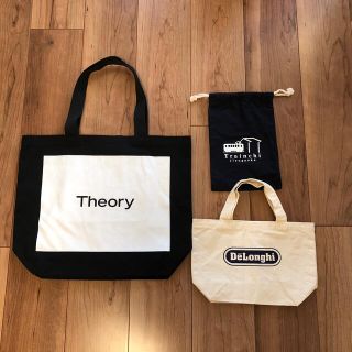 セオリー(theory)のtheory セオリー　デロンギ　トート　2つ　自由が丘トレンチおまけ(トートバッグ)