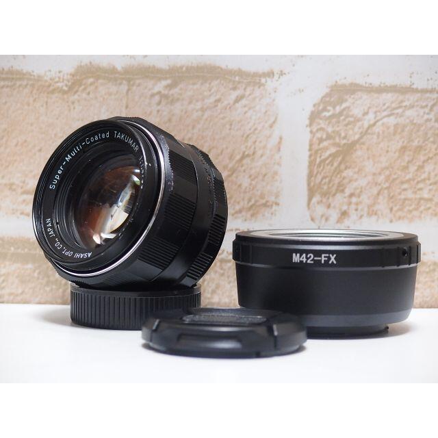 カメラ レンズ(単焦点) PENTAX - SMC Takumar 50mm F1.4 Fuji Xマウントアダプター付の通販 by 