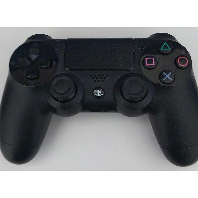 ★PS4コントローラー純正★DUALSHOCK4 ジェット・ブラック★整備品★