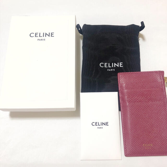 celine(セリーヌ)のmayuma様人気 美品 セリーヌ レザーカードケース 定期入れ 小銭入れ パス レディースのファッション小物(パスケース/IDカードホルダー)の商品写真