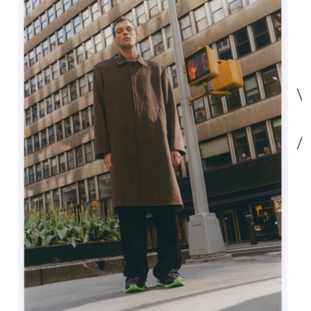 最初の Balenciaga - バレンシアガ ハウンドトゥース コート 44 ステン