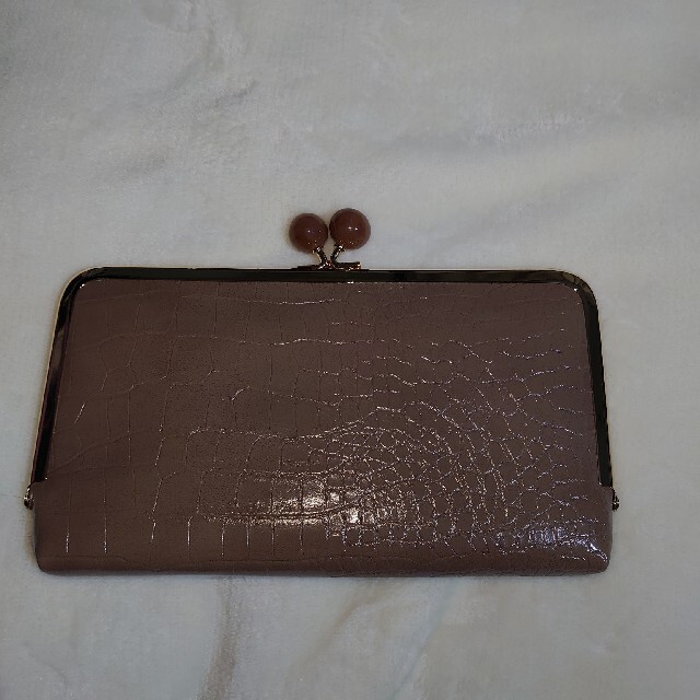 しまむら(シマムラ)のプチプラのあや　がま口　ベージュ レディースのファッション小物(財布)の商品写真