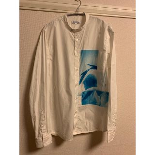 ジルサンダー(JIL SANDER)の[定価12万]jil sander バンドカラーシャツ(シャツ)