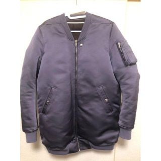 リックオウエンス(Rick Owens)の最終価格　RICK OWENS FAUN BOMBER JACKET 50 紫(ダウンジャケット)