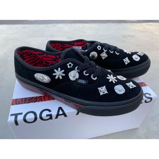 toga vans コラボ スタッズ付き 個性的 スニーカー オーセンティック