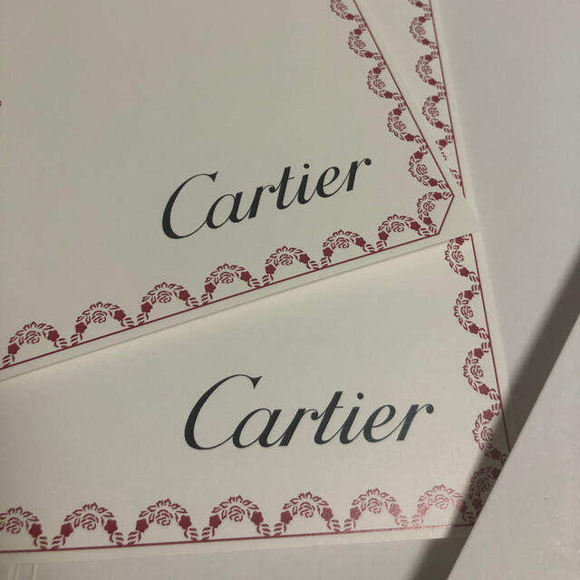 Cartier(カルティエ)の(限定)2枚組カルティエ台紙付き婚姻届　令和表記 エンタメ/ホビーのコレクション(印刷物)の商品写真