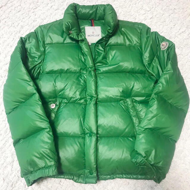 MONCLER - 6500円引き!MONCLER ダウンジャケット 緑 S 男女兼用 の
