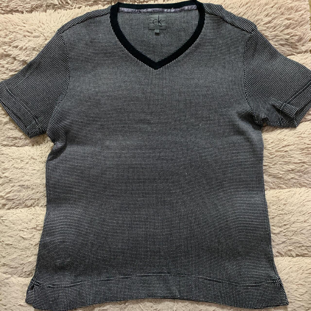 Calvin Klein(カルバンクライン)のCalvin Klein 半袖cottonニットシャツ   レディースのトップス(Tシャツ(半袖/袖なし))の商品写真