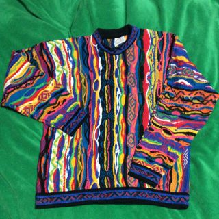 クージー(COOGI)のリクーム様 専用 希少90s COOGIクージー 3Dニットセーターマルチカラー(ニット/セーター)